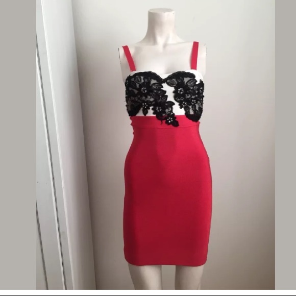 Celeb Boutique CB London Bodycon Embellished Dress - Picture 2 of 8